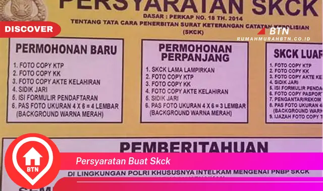 persyaratan buat skck