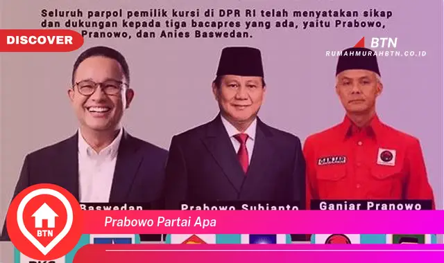 prabowo partai apa