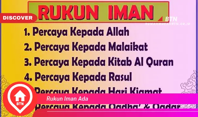 rukun iman ada