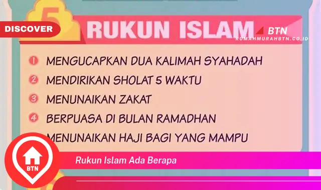 rukun islam ada berapa