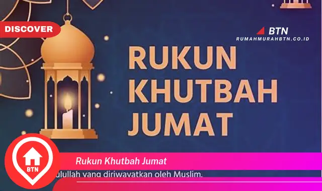 rukun khutbah jumat