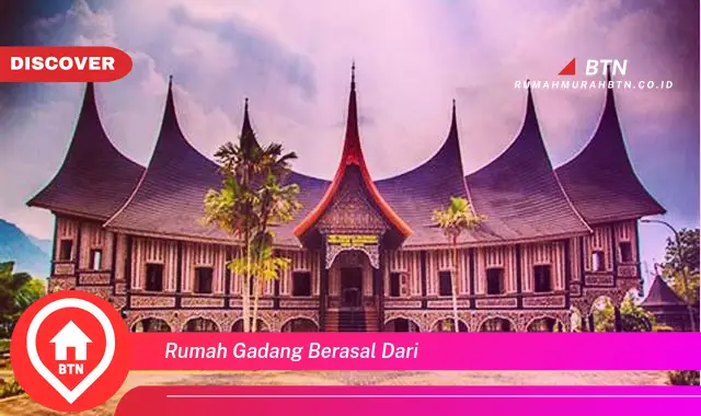 rumah gadang berasal dari