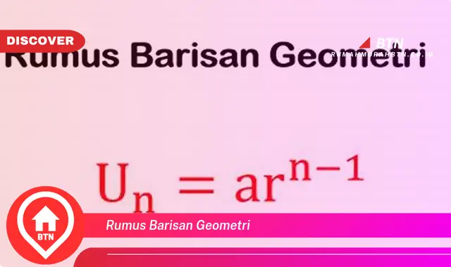 rumus barisan geometri