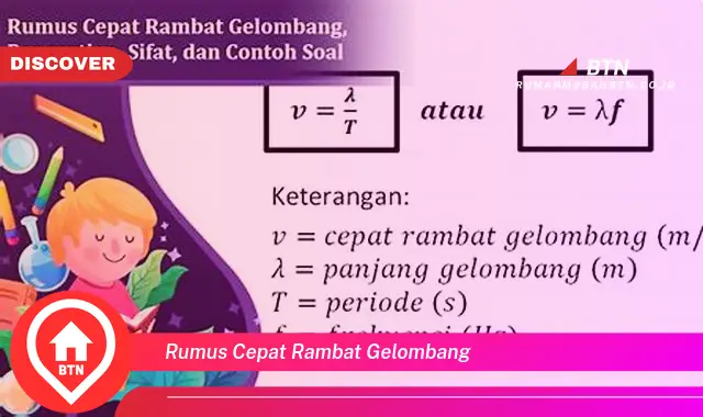 rumus cepat rambat gelombang