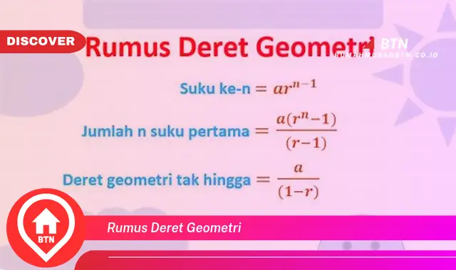 rumus deret geometri