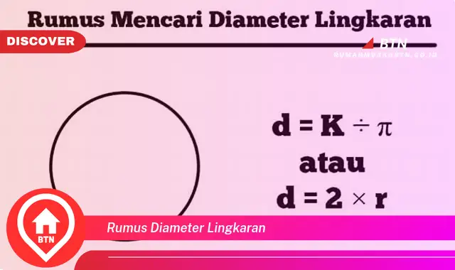 rumus diameter lingkaran