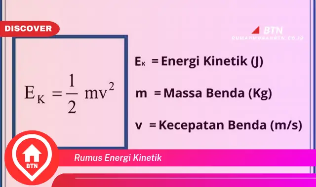 rumus energi kinetik