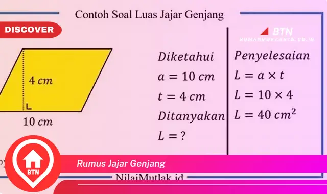 rumus jajar genjang