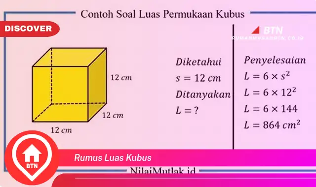 rumus luas kubus