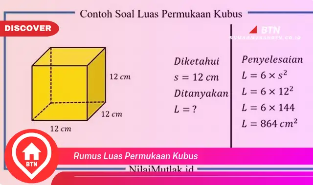 rumus luas permukaan kubus