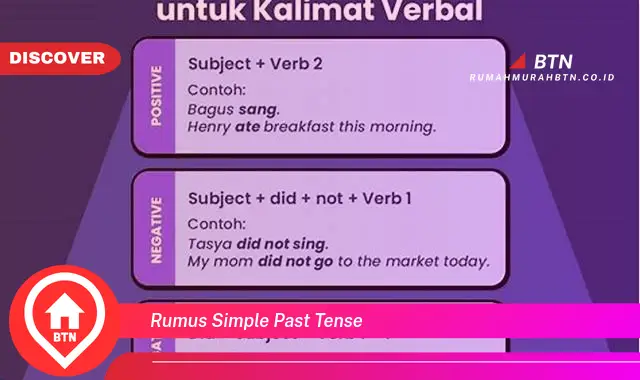 rumus simple past tense