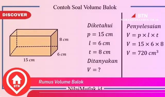 rumus volume balok