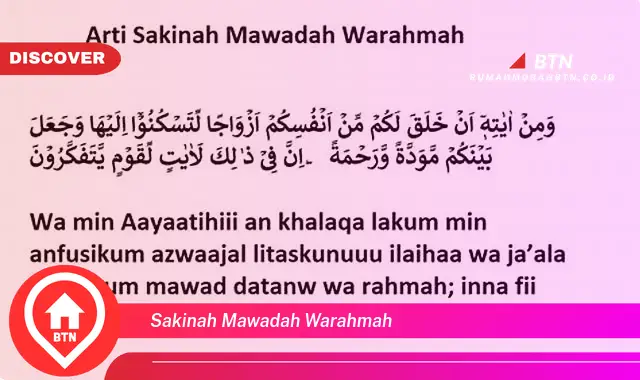 sakinah mawadah warahmah