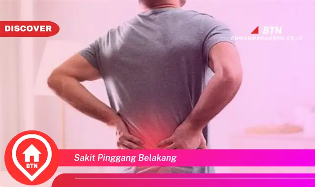 sakit pinggang belakang