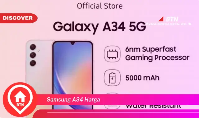 samsung a34 harga