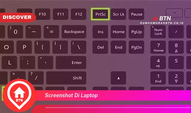 screenshot di laptop