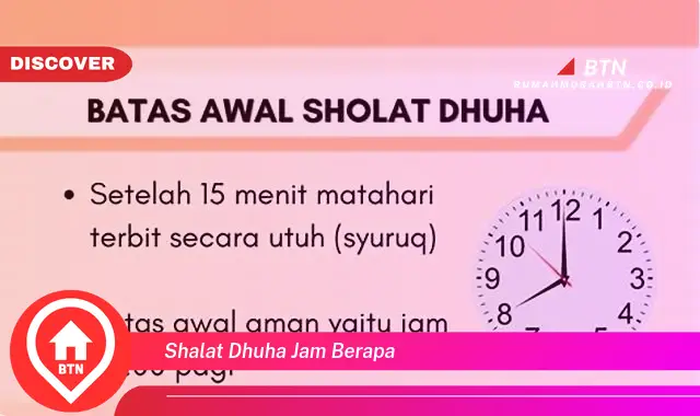 shalat dhuha jam berapa