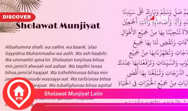 sholawat munjiyat latin