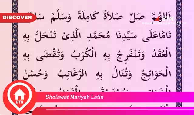 sholawat nariyah latin