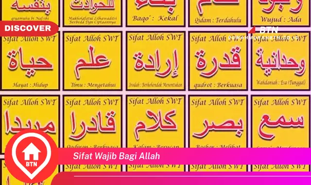 sifat wajib bagi allah