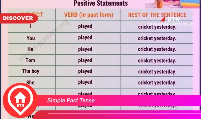 simple past tense