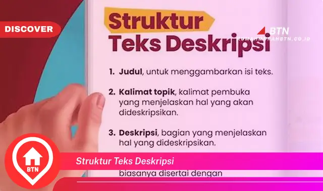 struktur teks deskripsi