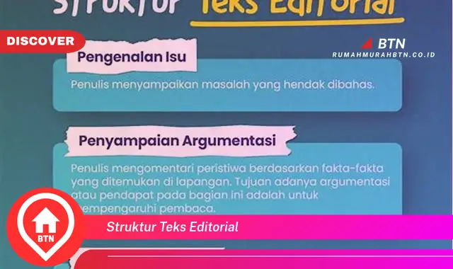 struktur teks editorial