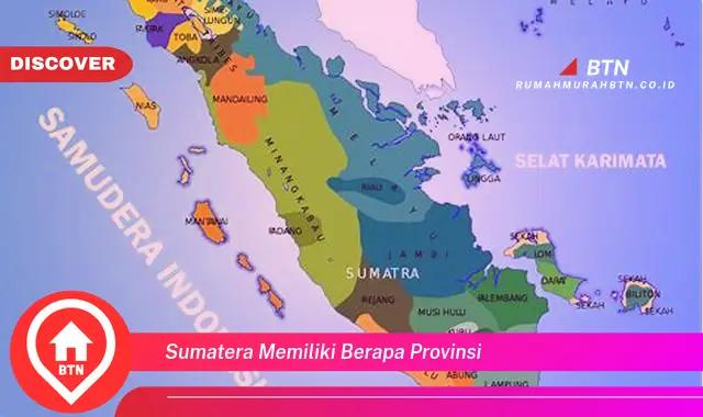 sumatera memiliki berapa provinsi