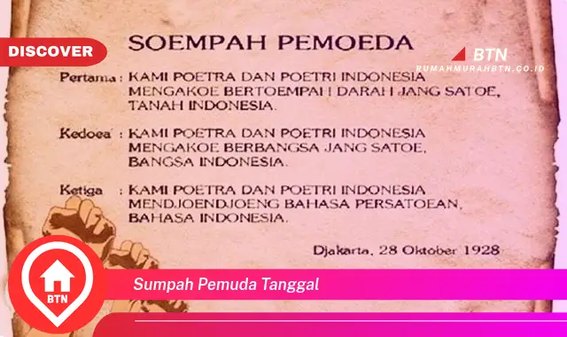 sumpah pemuda tanggal