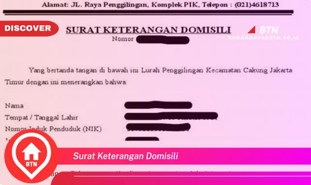 surat keterangan domisili