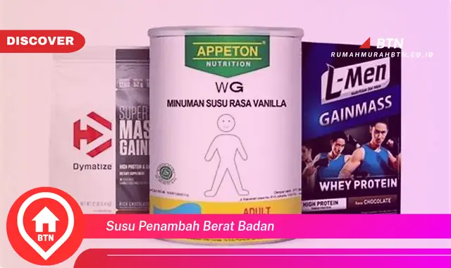 susu penambah berat badan