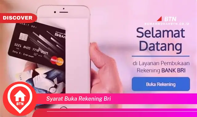 syarat buka rekening bri