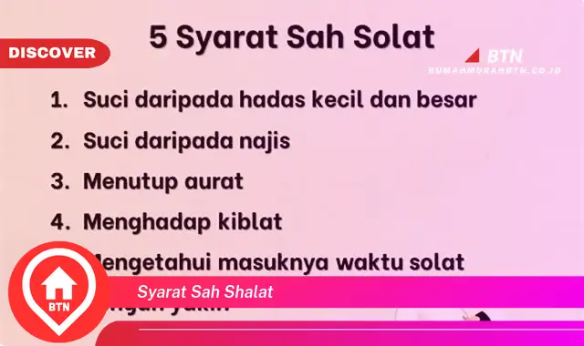 syarat sah shalat