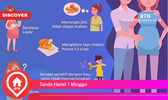 tanda hamil 1 minggu