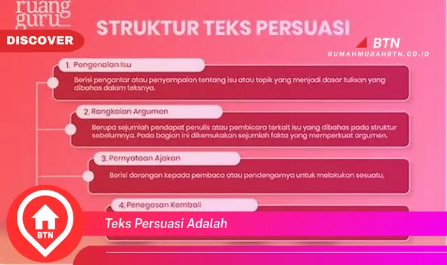 teks persuasi adalah