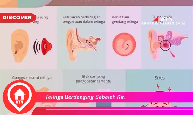 telinga berdenging sebelah kiri