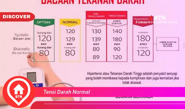 tensi darah normal