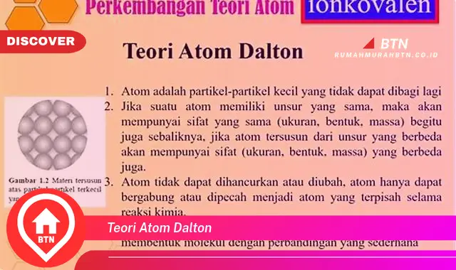 teori atom dalton