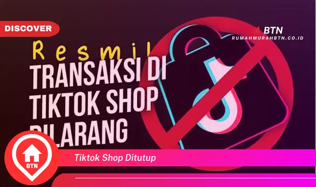 tiktok shop ditutup