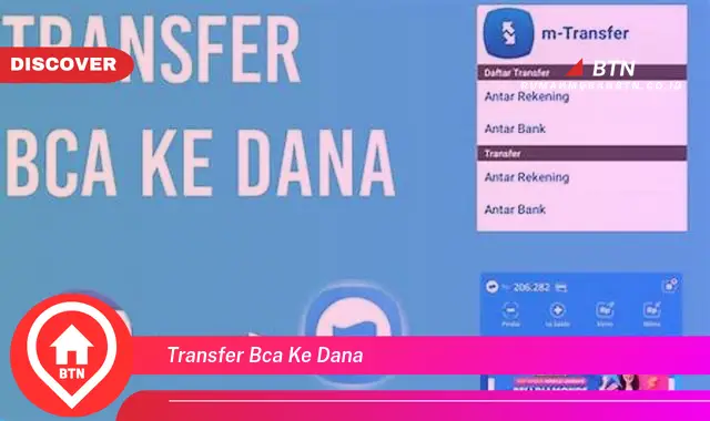 transfer bca ke dana