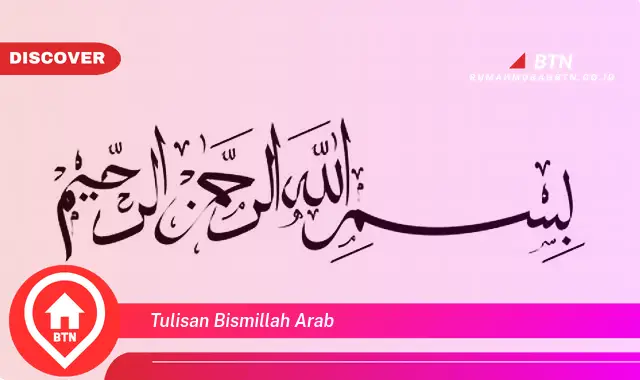 tulisan bismillah arab