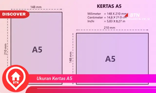 ukuran kertas a5