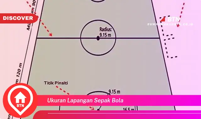 ukuran lapangan sepak bola