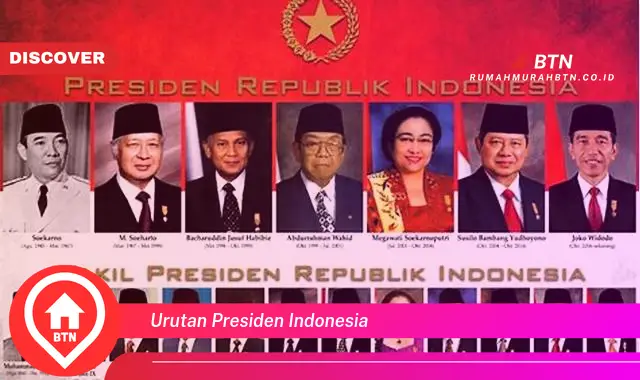 urutan presiden indonesia