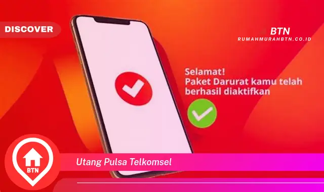 utang pulsa telkomsel