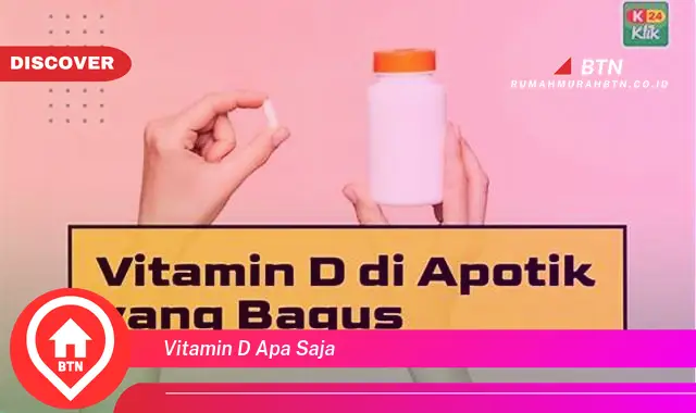 vitamin d apa saja