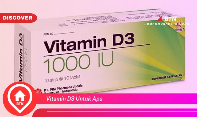 vitamin d3 untuk apa