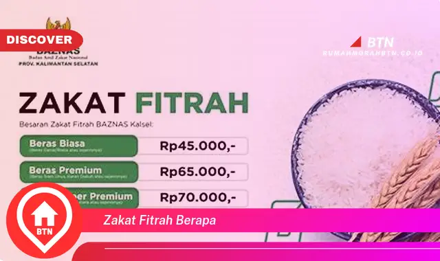 zakat fitrah berapa