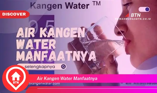 air kangen water manfaatnya