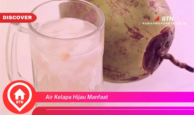 air kelapa hijau manfaat